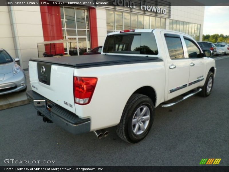 Blizzard White / Almond 2009 Nissan Titan SE Crew Cab 4x4