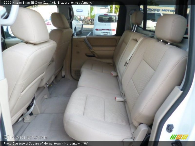 Blizzard White / Almond 2009 Nissan Titan SE Crew Cab 4x4