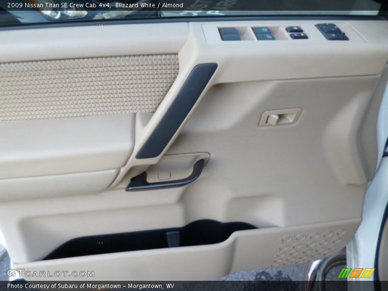Blizzard White / Almond 2009 Nissan Titan SE Crew Cab 4x4