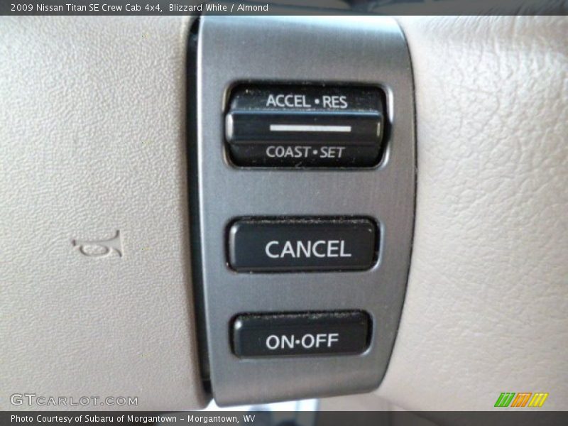 Blizzard White / Almond 2009 Nissan Titan SE Crew Cab 4x4