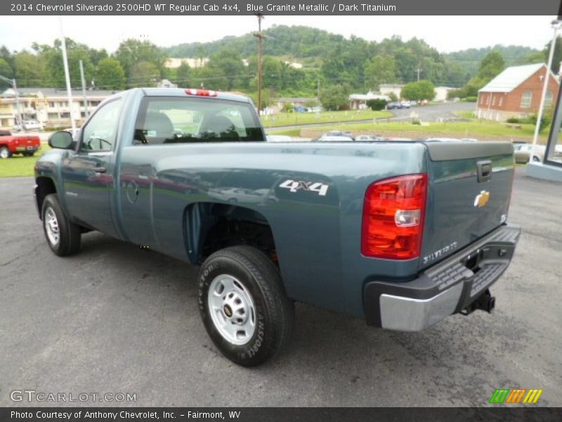  2014 Silverado 2500HD WT Regular Cab 4x4 Blue Granite Metallic