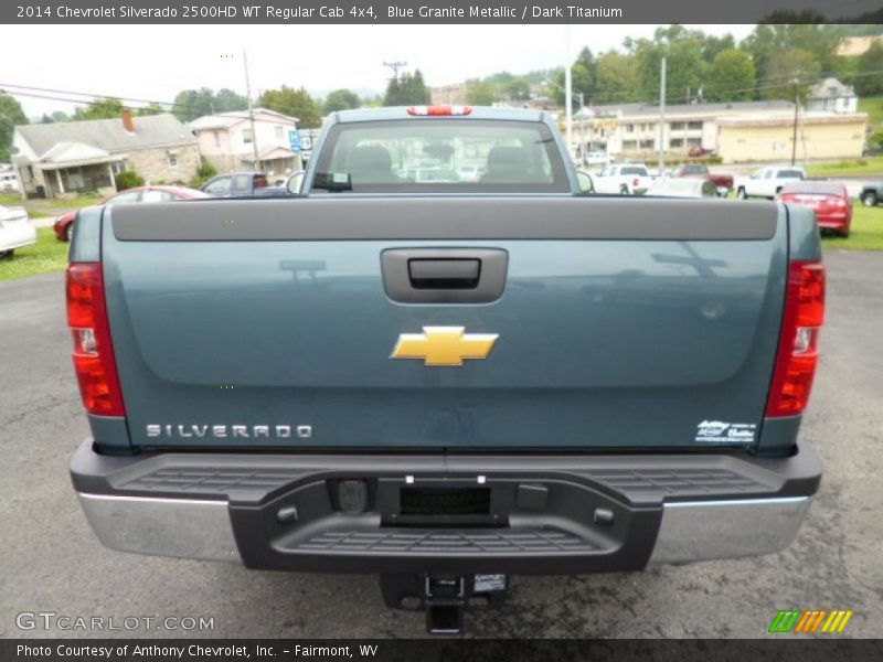 Blue Granite Metallic / Dark Titanium 2014 Chevrolet Silverado 2500HD WT Regular Cab 4x4