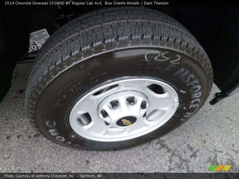 Blue Granite Metallic / Dark Titanium 2014 Chevrolet Silverado 2500HD WT Regular Cab 4x4