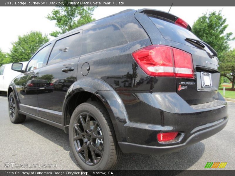 Brilliant Black Crystal Pearl / Black 2013 Dodge Journey SXT Blacktop