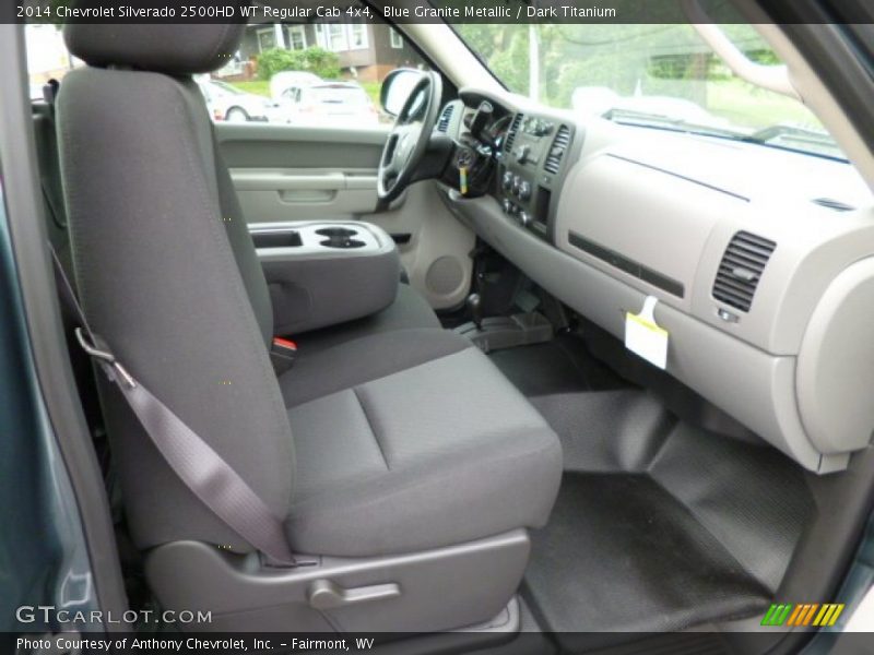 Blue Granite Metallic / Dark Titanium 2014 Chevrolet Silverado 2500HD WT Regular Cab 4x4