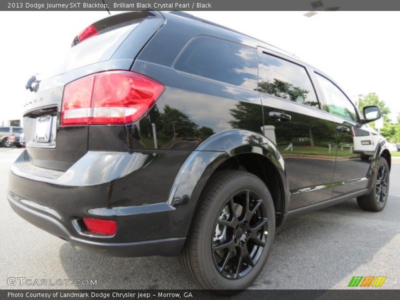 Brilliant Black Crystal Pearl / Black 2013 Dodge Journey SXT Blacktop
