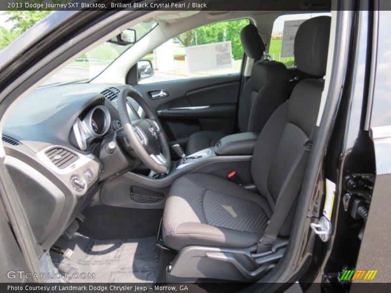 Brilliant Black Crystal Pearl / Black 2013 Dodge Journey SXT Blacktop