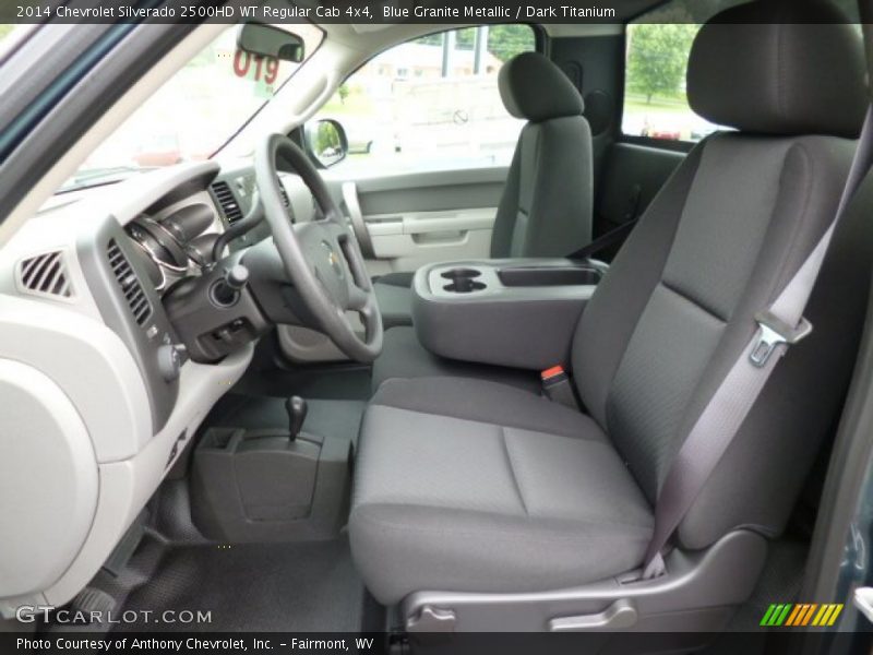 Blue Granite Metallic / Dark Titanium 2014 Chevrolet Silverado 2500HD WT Regular Cab 4x4