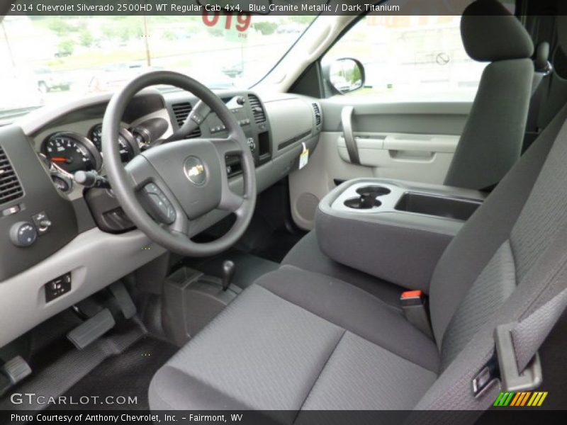 Blue Granite Metallic / Dark Titanium 2014 Chevrolet Silverado 2500HD WT Regular Cab 4x4