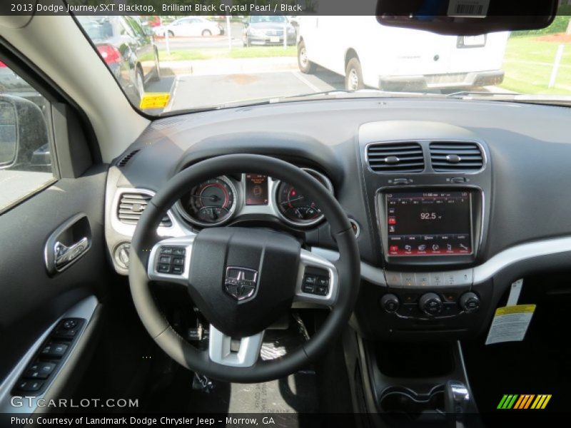 Brilliant Black Crystal Pearl / Black 2013 Dodge Journey SXT Blacktop