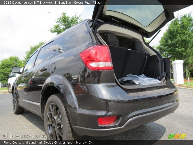 Brilliant Black Crystal Pearl / Black 2013 Dodge Journey SXT Blacktop