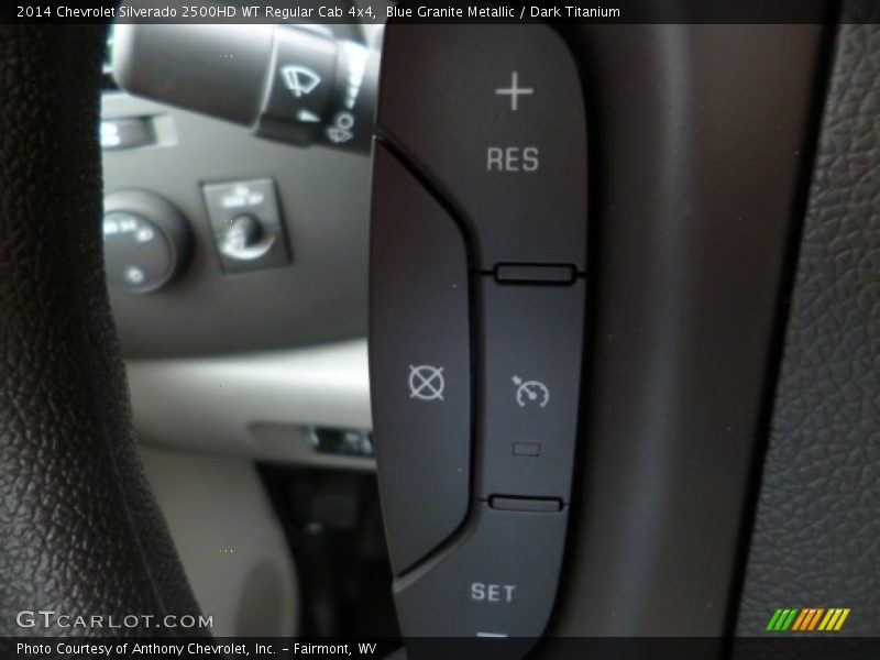 Blue Granite Metallic / Dark Titanium 2014 Chevrolet Silverado 2500HD WT Regular Cab 4x4