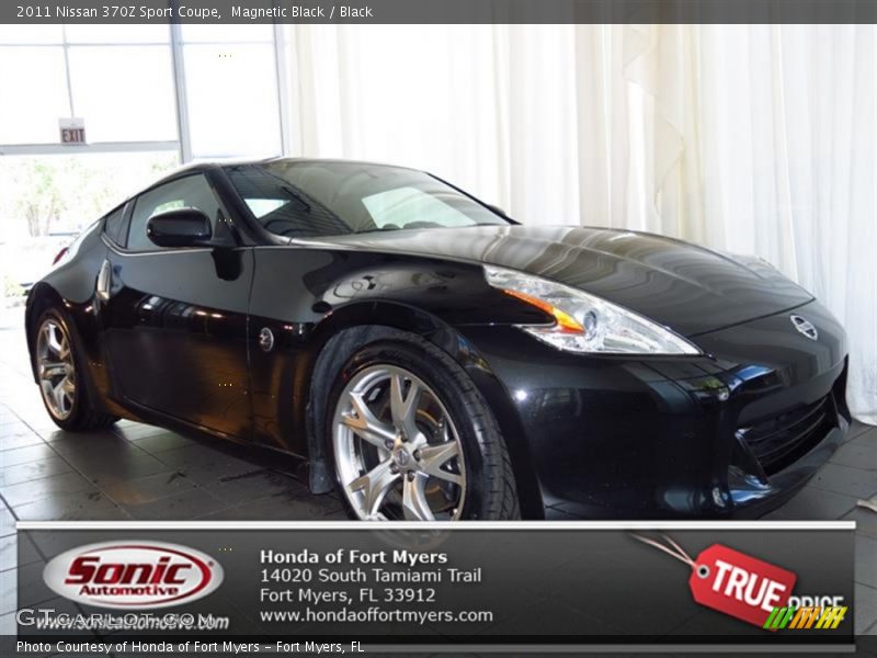 Magnetic Black / Black 2011 Nissan 370Z Sport Coupe