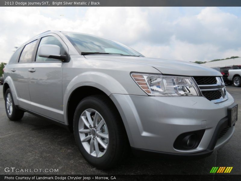Bright Silver Metallic / Black 2013 Dodge Journey SXT