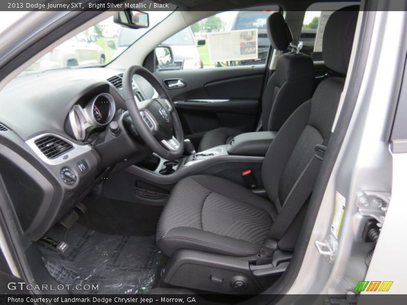 Bright Silver Metallic / Black 2013 Dodge Journey SXT