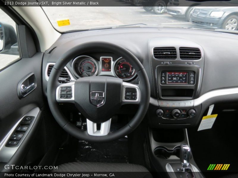 Bright Silver Metallic / Black 2013 Dodge Journey SXT