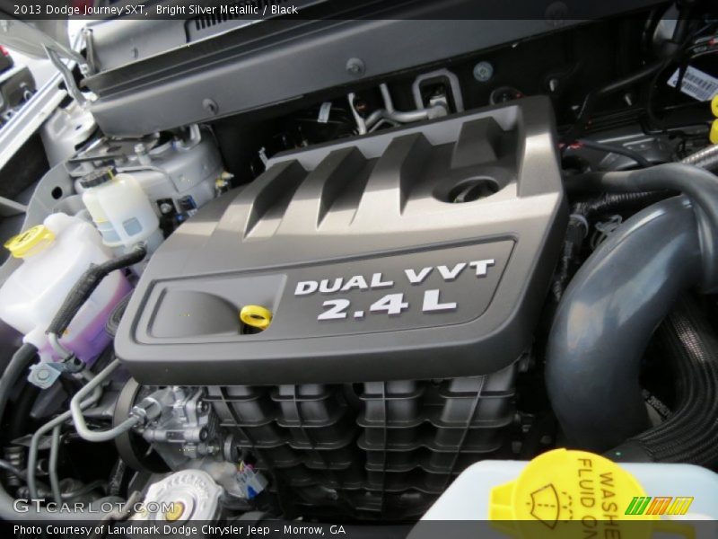 Bright Silver Metallic / Black 2013 Dodge Journey SXT