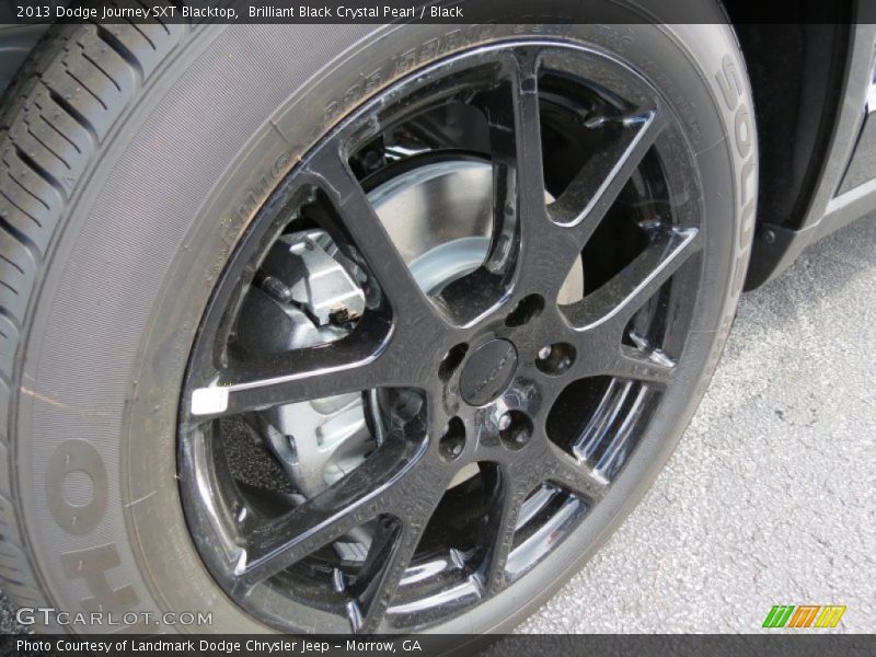 Brilliant Black Crystal Pearl / Black 2013 Dodge Journey SXT Blacktop