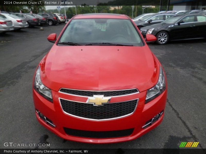 Red Hot / Jet Black 2014 Chevrolet Cruze LT