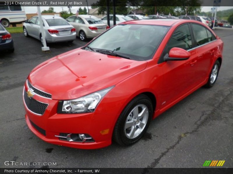 Red Hot / Jet Black 2014 Chevrolet Cruze LT