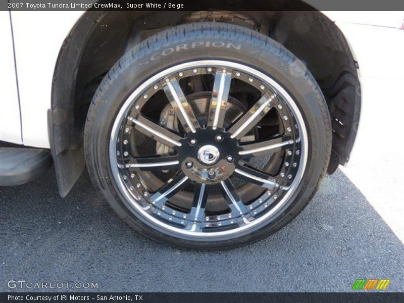 Super White / Beige 2007 Toyota Tundra Limited CrewMax