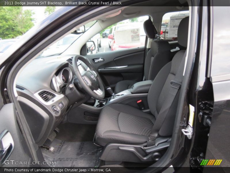 Brilliant Black Crystal Pearl / Black 2013 Dodge Journey SXT Blacktop