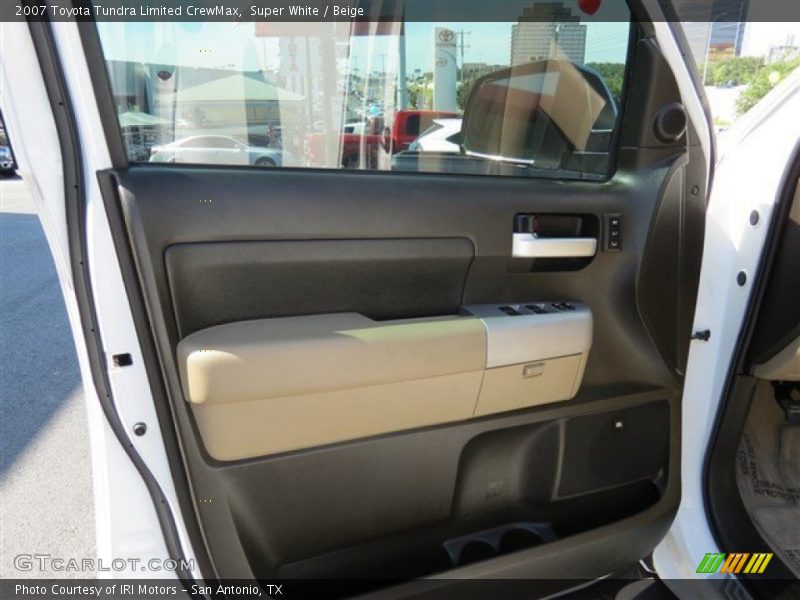 Super White / Beige 2007 Toyota Tundra Limited CrewMax