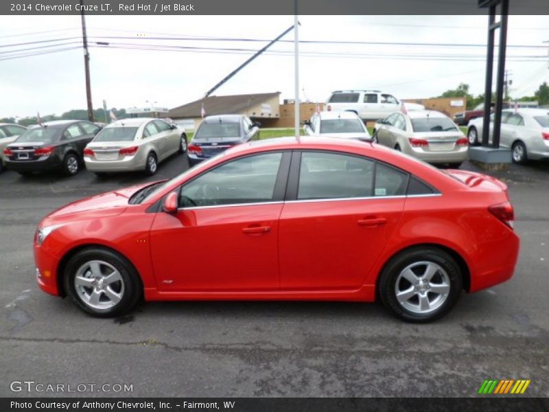 Red Hot / Jet Black 2014 Chevrolet Cruze LT