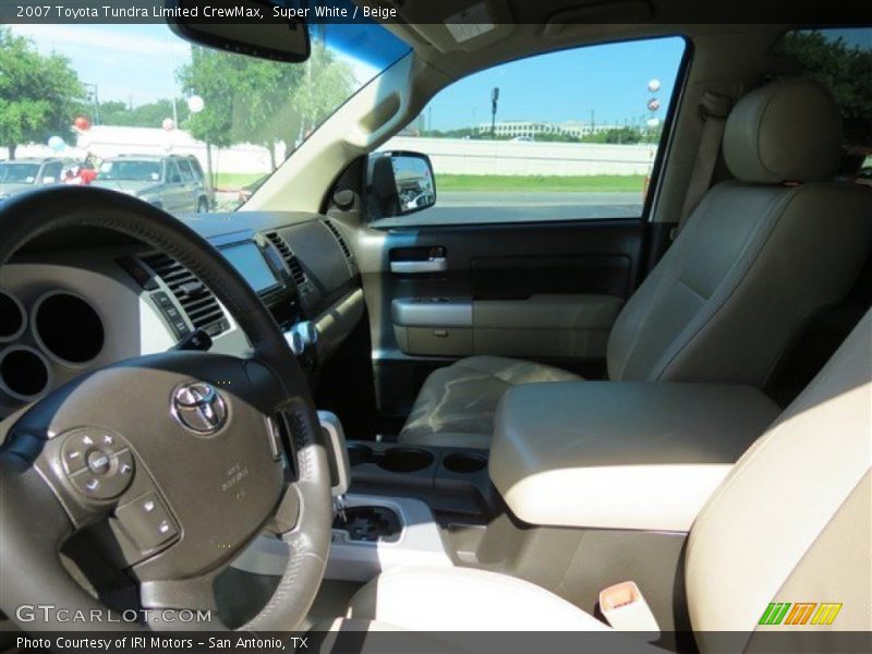 Super White / Beige 2007 Toyota Tundra Limited CrewMax