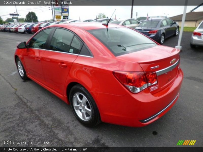 Red Hot / Jet Black 2014 Chevrolet Cruze LT