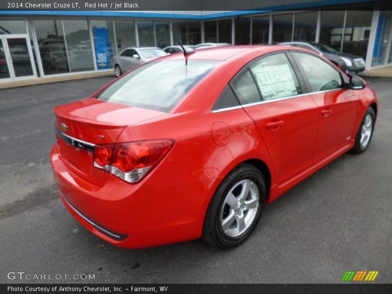 Red Hot / Jet Black 2014 Chevrolet Cruze LT