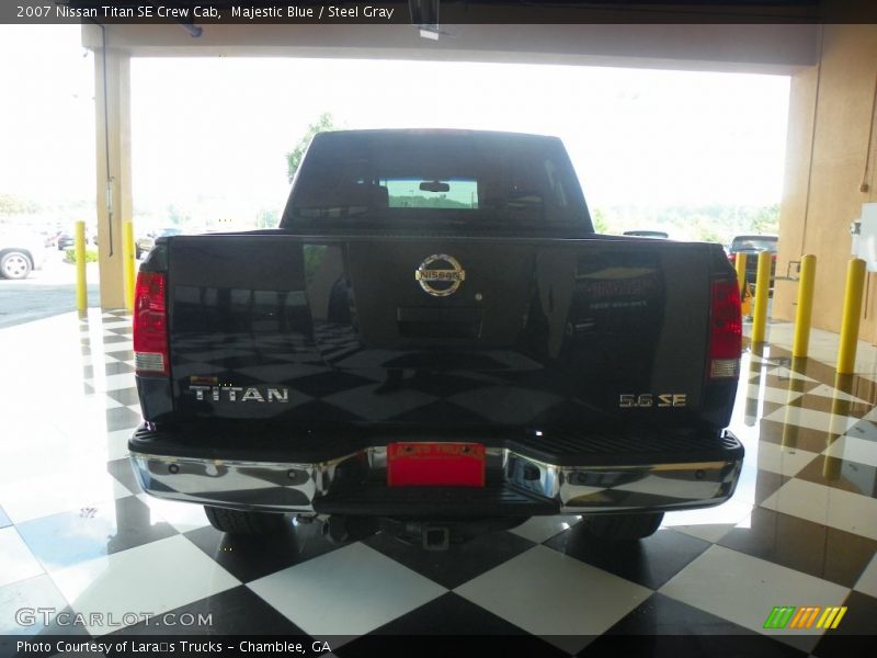 Majestic Blue / Steel Gray 2007 Nissan Titan SE Crew Cab