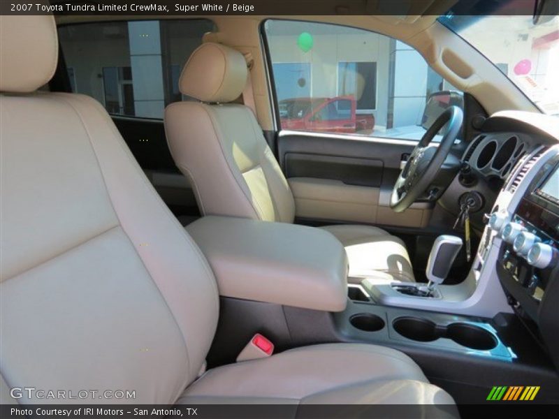 Super White / Beige 2007 Toyota Tundra Limited CrewMax
