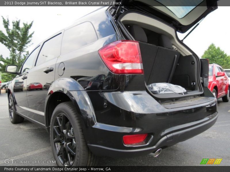 Brilliant Black Crystal Pearl / Black 2013 Dodge Journey SXT Blacktop