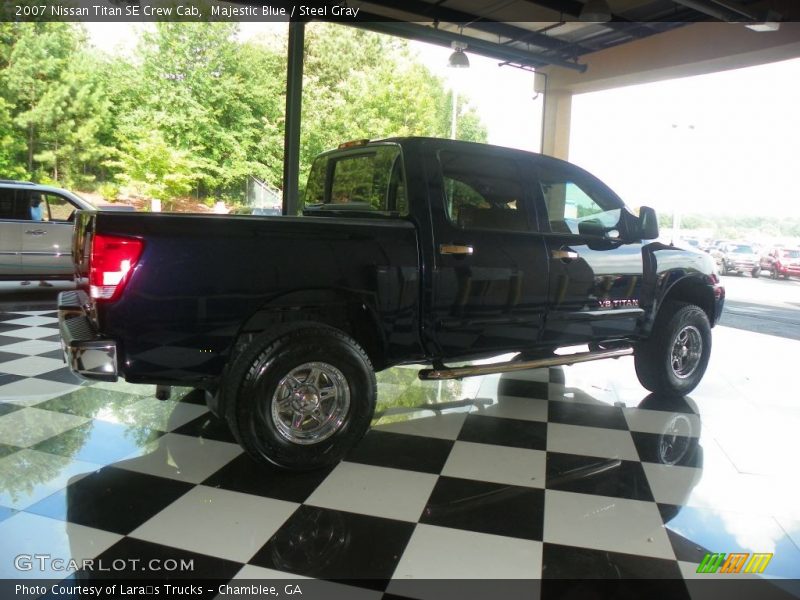 Majestic Blue / Steel Gray 2007 Nissan Titan SE Crew Cab