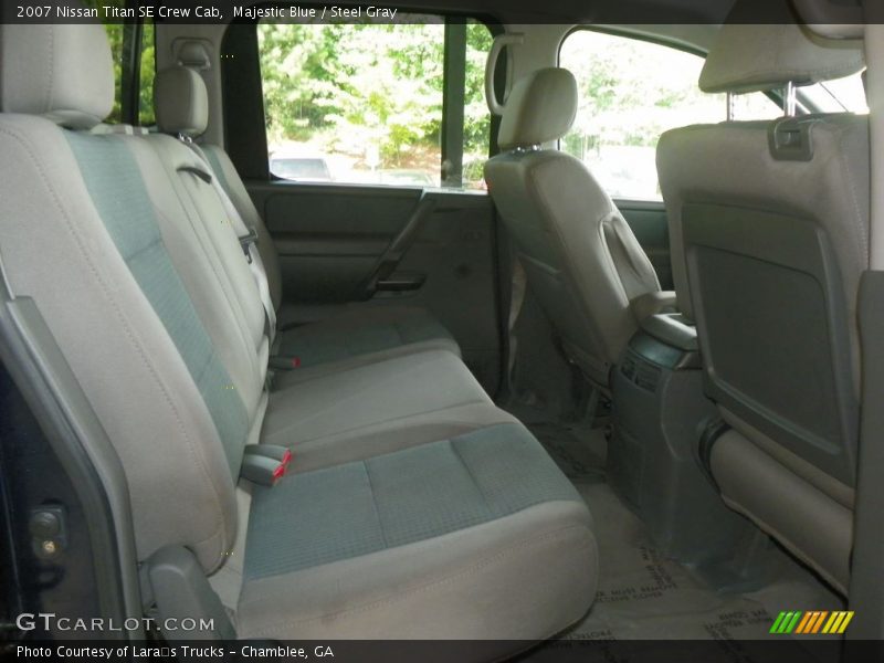 Majestic Blue / Steel Gray 2007 Nissan Titan SE Crew Cab