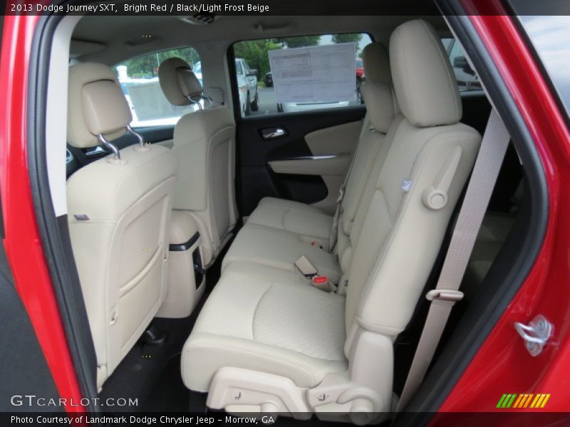 Bright Red / Black/Light Frost Beige 2013 Dodge Journey SXT