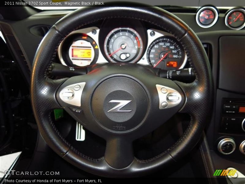 Magnetic Black / Black 2011 Nissan 370Z Sport Coupe