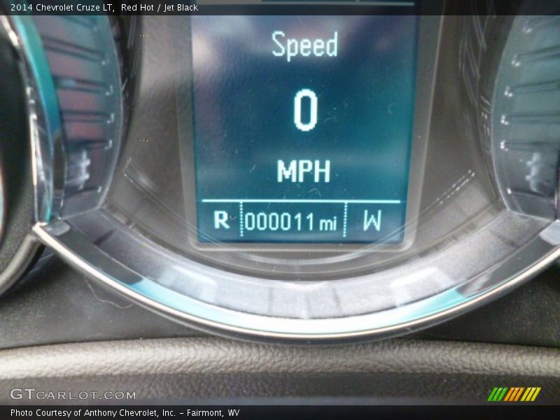 Red Hot / Jet Black 2014 Chevrolet Cruze LT