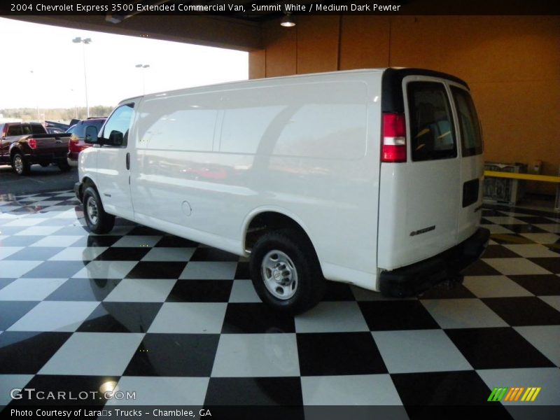 Summit White / Medium Dark Pewter 2004 Chevrolet Express 3500 Extended Commercial Van