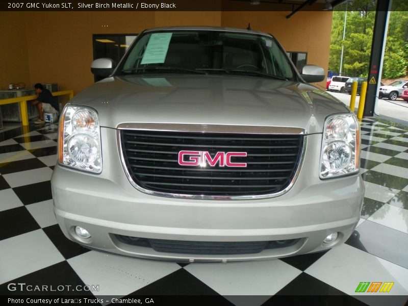 Silver Birch Metallic / Ebony Black 2007 GMC Yukon SLT