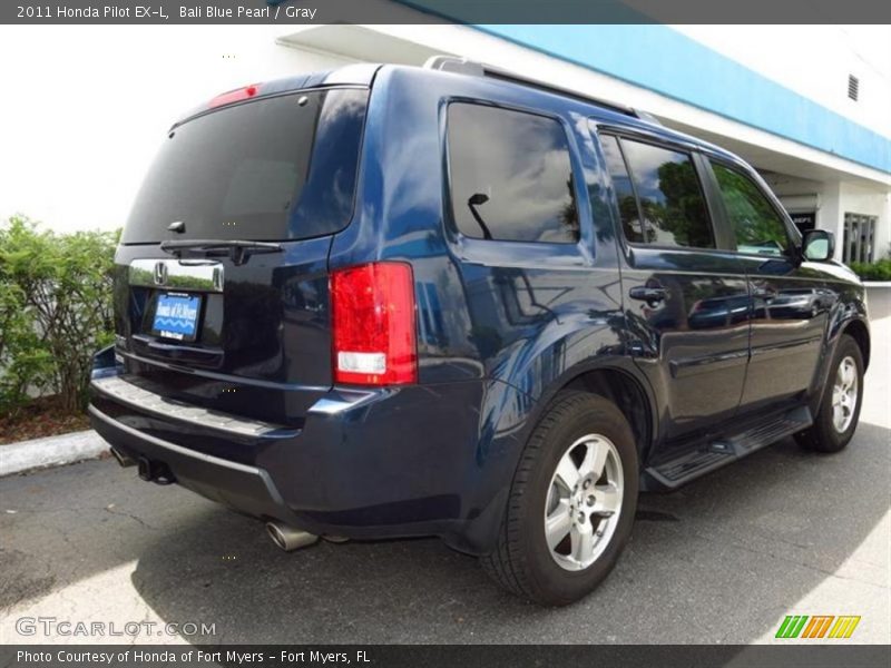 Bali Blue Pearl / Gray 2011 Honda Pilot EX-L