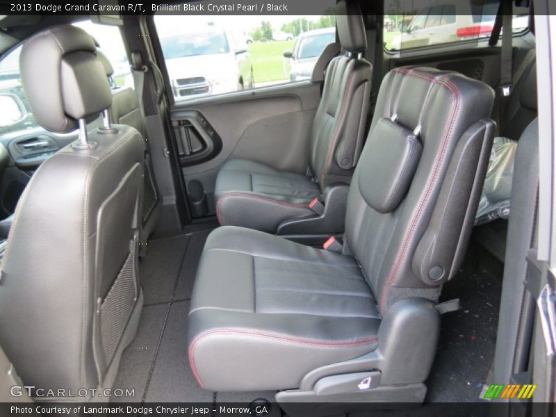 Brilliant Black Crystal Pearl / Black 2013 Dodge Grand Caravan R/T