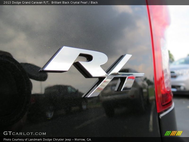 Brilliant Black Crystal Pearl / Black 2013 Dodge Grand Caravan R/T