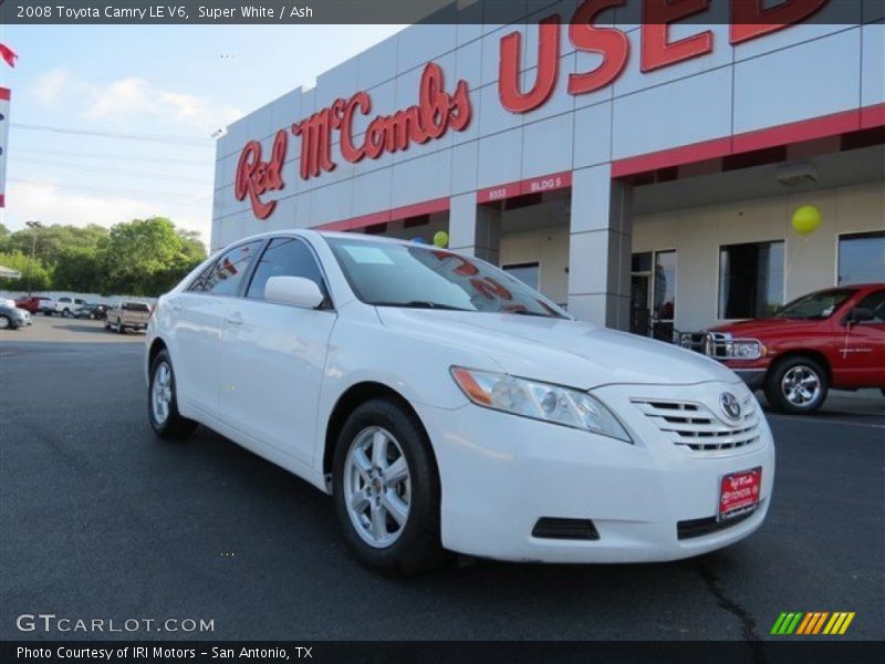 Super White / Ash 2008 Toyota Camry LE V6