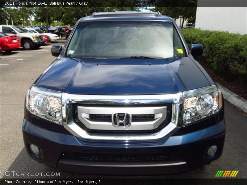 Bali Blue Pearl / Gray 2011 Honda Pilot EX-L