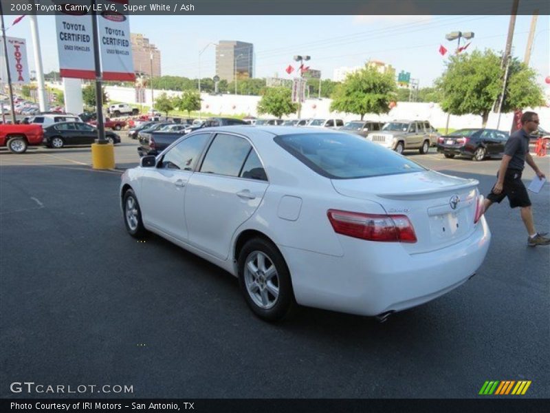Super White / Ash 2008 Toyota Camry LE V6