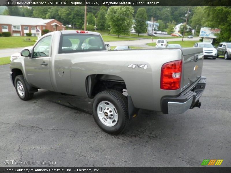 Graystone Metallic / Dark Titanium 2014 Chevrolet Silverado 2500HD WT Regular Cab 4x4