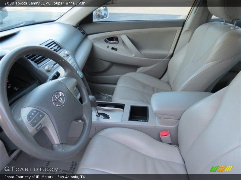 Super White / Ash 2008 Toyota Camry LE V6