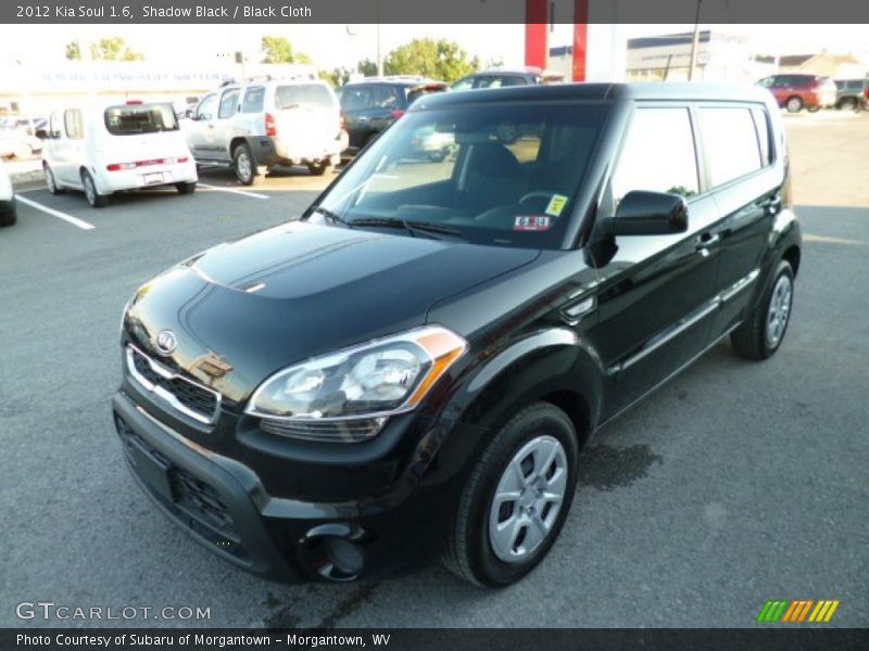 Shadow Black / Black Cloth 2012 Kia Soul 1.6